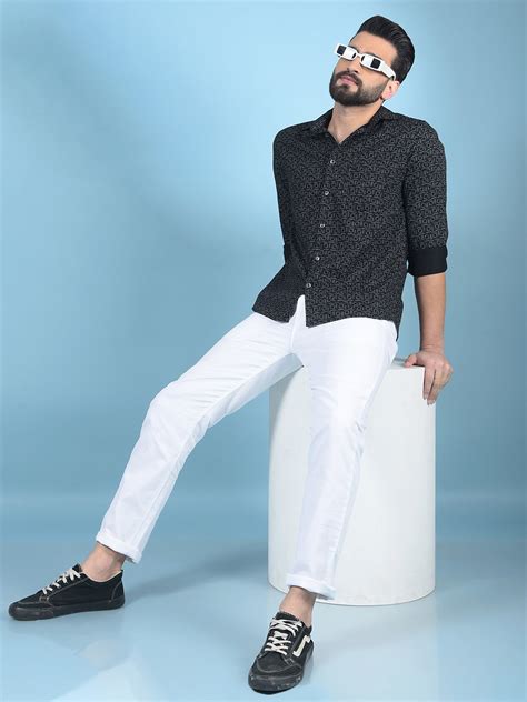 Black Printed Shirt – Crimsoune Club