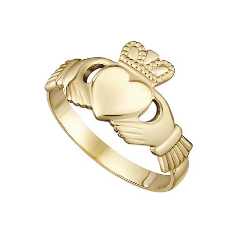 10k Gold Women's Claddagh Ring