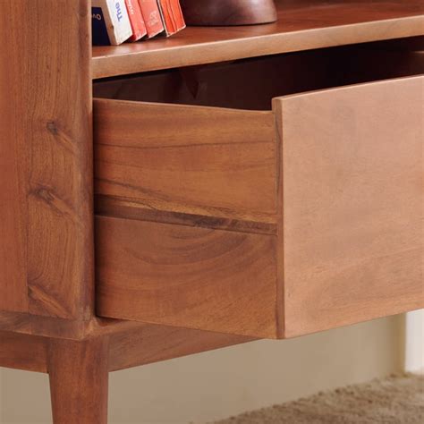 Buy Amanda Acacia Wood 5-Tier Book Shelf - Brown from Home Centre at ...