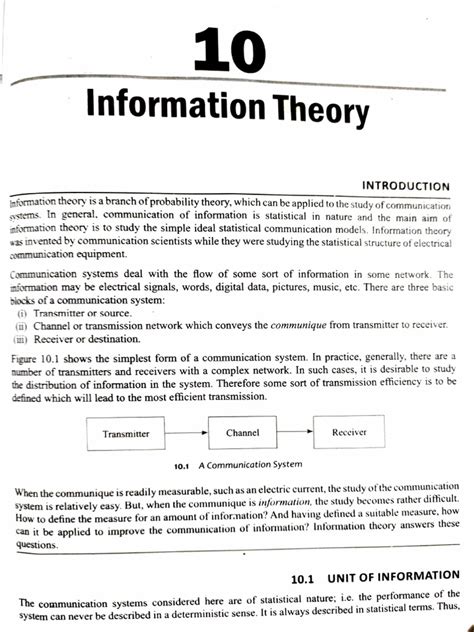 Information Theory Part1 | PDF | Communication | Information