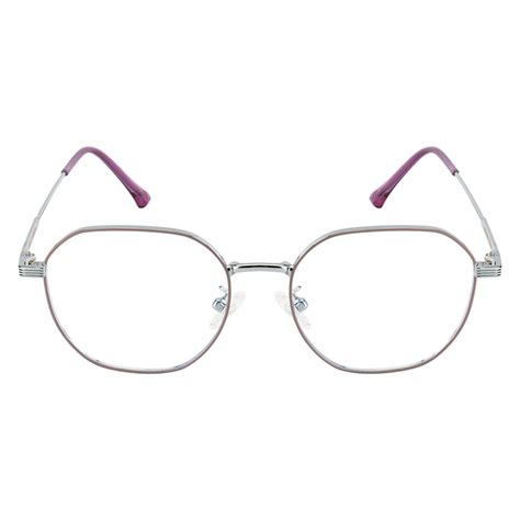 Knight Horse Eyewear – Silver & Purple | Lightweight Stylish Optical F ...