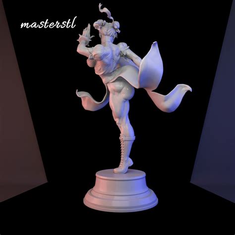 Buy Chun Li 3D Print STL File for 3D Printing Instant Download Online ...