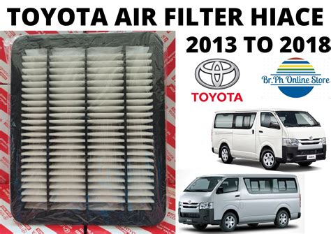 TOYOTA AIR FILTER HIACE 2013 TO 2018 2.5L 2KD - PRODUCT No.17801-30070 | Lazada PH