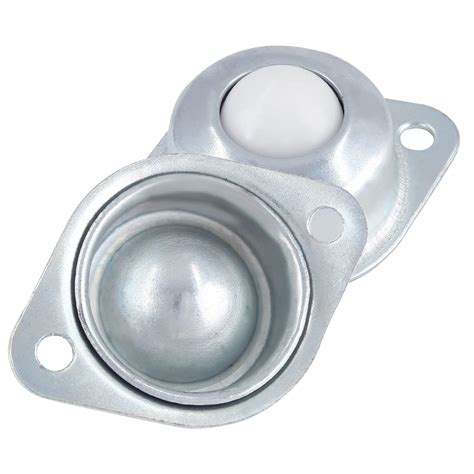 Buy Uenhoy 10 Pcs 5/8" Roller Ball Transfer Bearing Nylon Roller Flange ...