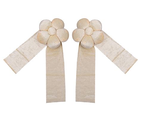 Kuber Industries Velvet 2 Pieces Curtain Tie Back Tassel Set ...