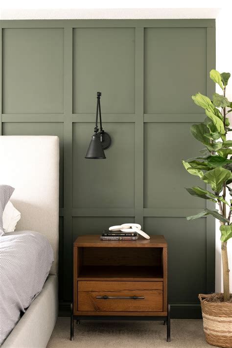 Olive Green Bedrooms, Olive Bedroom, Green Master Bedroom, Green ...