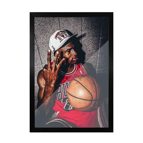 Michael Jordan 3 Peat Poster Framed Poster – Frameo Store