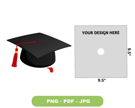 Graduation Cap Topper, Graduation Cap Template, Custom Graduation Cap ...