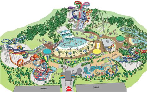 Raging Waters Sydney Map and Brochure (2025 - 2020 ...