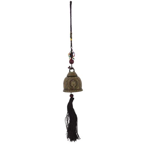 Divya Mantra Gautam Buddha Tibetan Wind Chime Resham Thread Car Rear ...