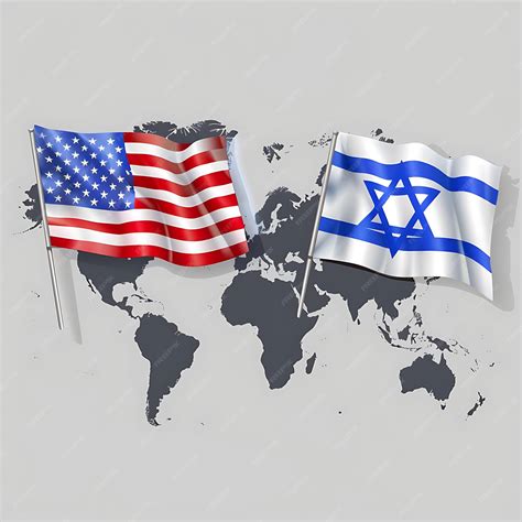 Map Of America And Israel