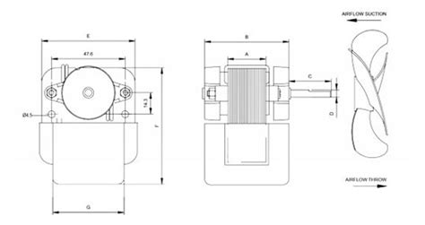Shaded Pole Motor - C Frame | C Frame Motors - Hicool Electronic Industries