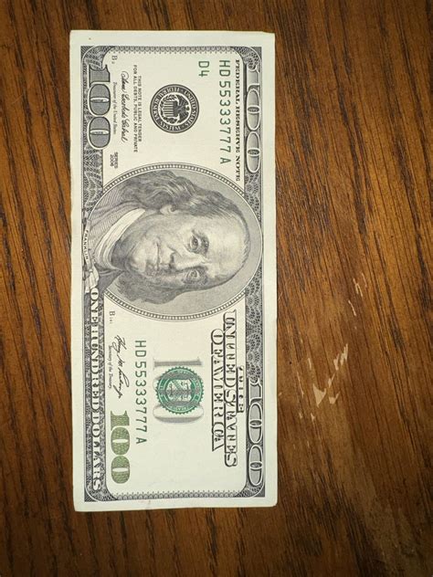 First fancy serial number : r/papermoney