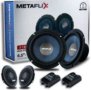 Metaflix Glass Fiber Woofer, Silk Dome Tweeter, High-Performance Audio ...
