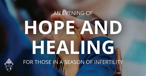 Evening of Hope and Healing for those in a season of infertility ...