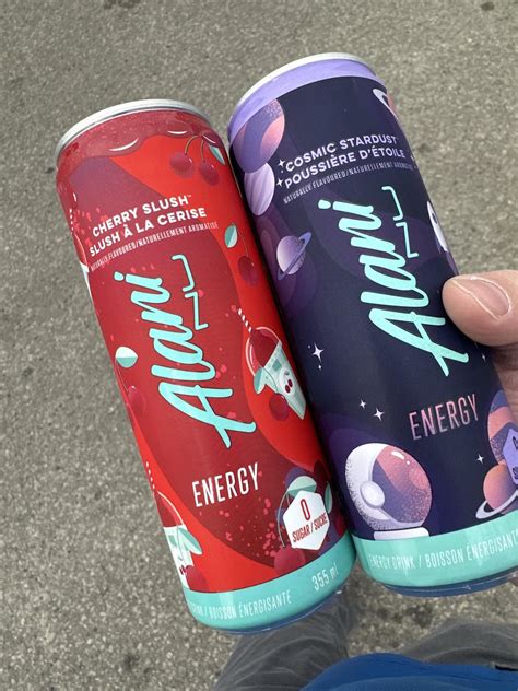 Trying alani nu for the first time today! Cosmic Stardust is a new fave ...