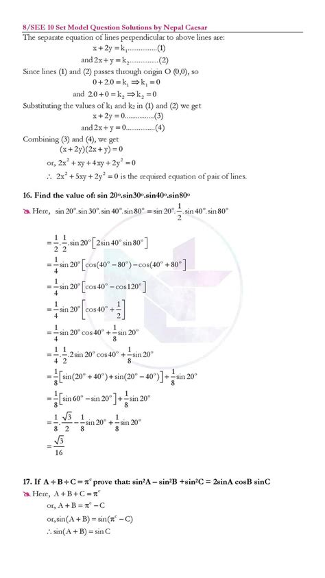 Image result for Class 10 Opt Math Unit 4