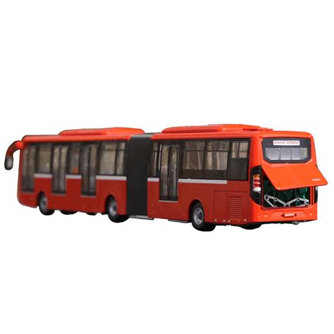 Original factory 1:64 Shanghai SHENWO diecast BRT Bus Articulated bus ...