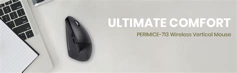 Perixx PERIMICE-713N Wireless Ergonomic Vertical Mouse