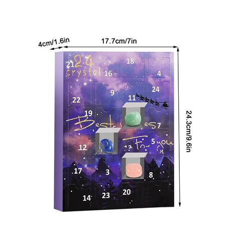 Buy Advent Calendar 2022 Rocks 24 Days Natural Crystal Gemstone Stone ...