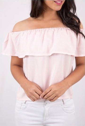 Get Striped Off-Shoulder Top at ₹ 649 | LBB Shop