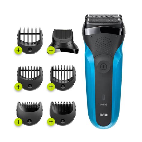 Braun 310BT - Rechargeable Electric Shaver & Beard Trimmer