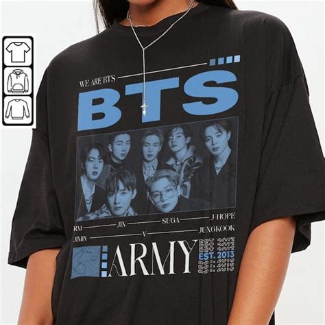 Buy Bts Shirt Online In India - Etsy India