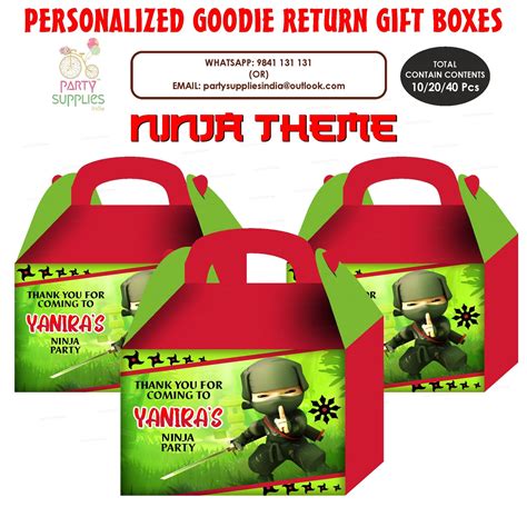 Nemo and Dory Theme Goodie Return Gift Boxes | Party Supplies – Party ...