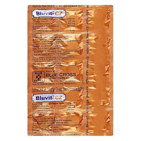 BLUVIT-CZ CHEW - Strip of 15 Tablets : Amazon.in: Fashion