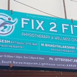 Fix 2 Fit Physiotherapy & Wellness Center in Karur West,Karur - Best ...