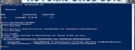 Image result for PowerShell Error Handling