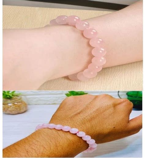 Tanishee- The Real Jewels Rose Quartz Crystal Bracelet Price in India ...