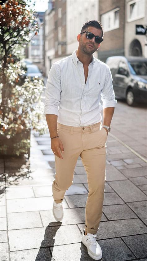 3 Fresh Chino Pants Outfits For Guys – LIFESTYLE BY PS Khaki Pants ...