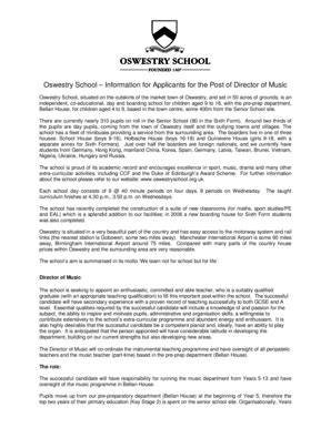 Fillable Online ( Oswestry School 226 Information and Application Form ...