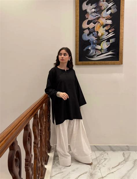 Zeenat Premium Black Co-ord Set with Farshi Salwar | Dhirai