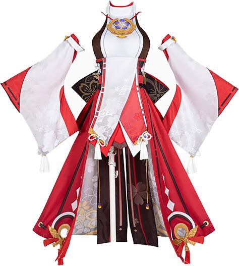 Buy Anime Keqing Ganyu Yae Miko Costume, Diluc Eula Kokomi Yoimiya ...
