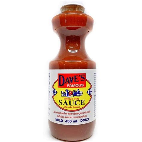 Dave’s Famous Chicken Wing Sauce Hot – 450 ML Bottles | Dave's Famous ...