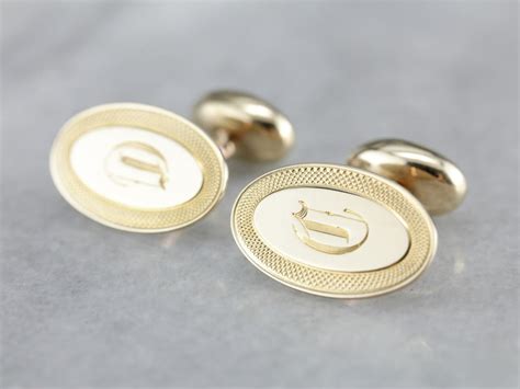 Vintage Monogramed Cufflinks - Market Square Jewelers