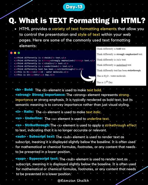 Image result for HTML-Format Text