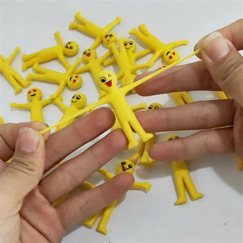 10/20PC Bulk Funny Stretchy Yellow Villain Kids Birthday Piñatas Toys ...