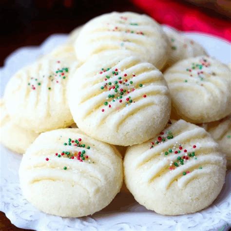 Whipped Shortbread Cookies