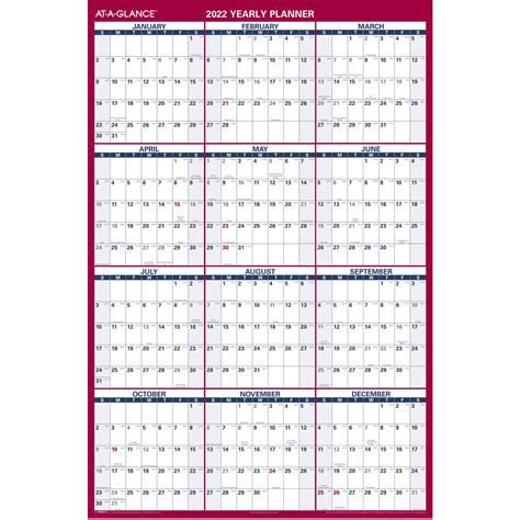 Large Writable Wall Calendar - Printable Word Searches