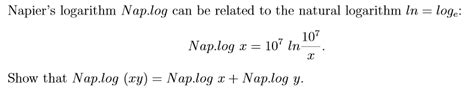 Image result for Napier Logarithm