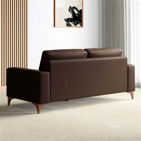 Buy Quebec NXT Faux Leather 3-Seater Sofa - Customized Furniture from ...