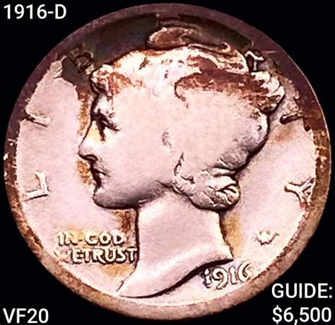 At Auction: 1916-D Mercury Dime