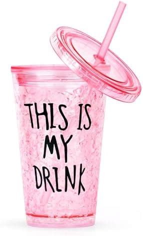 Buy Homynest Acrylic Frosty Ice Cup Freezing Gel Tumbler Jar | Cute ...