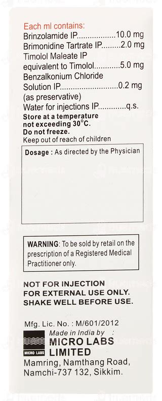 Trisopt Ophthalmic Suspension 5ml - Uses, Side Effects, Dosage, Price ...