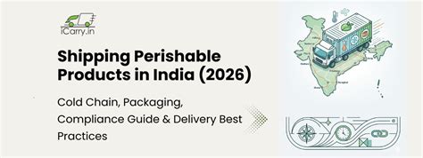 Shipping Perishable Products in India (2026): Cold Chain, Packaging ...
