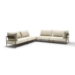 SCAB - SALOTTO DA GIARDINO FLAP MOKA E CREMAA