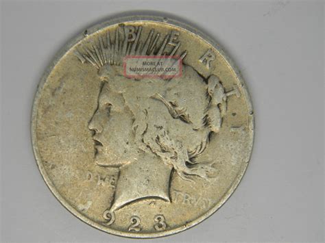 1923 Peace One Dollar Silver Coin T736